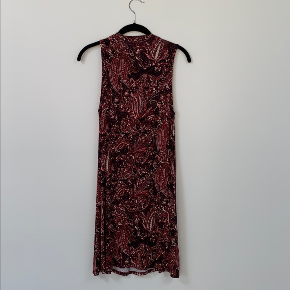 Paisley print dress